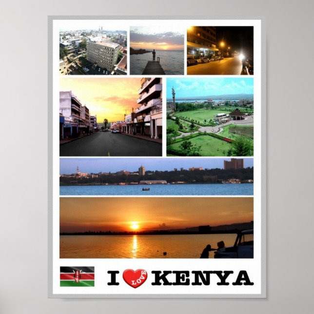 Kenia - Panorama - Poster (Vorne)