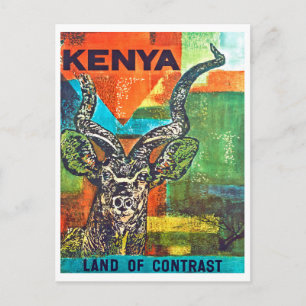 Kenia Postkarte