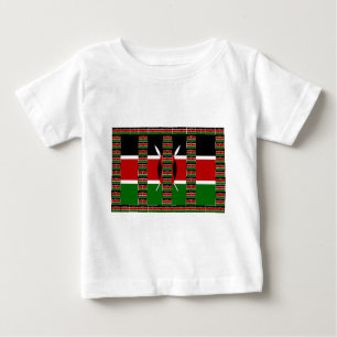 Kenia Schwarz grün Baby T-shirt