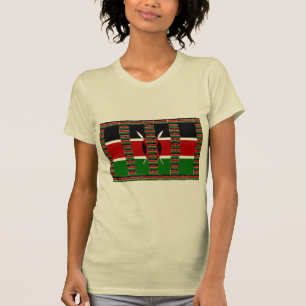 Kenia Schwarz grün T-Shirt