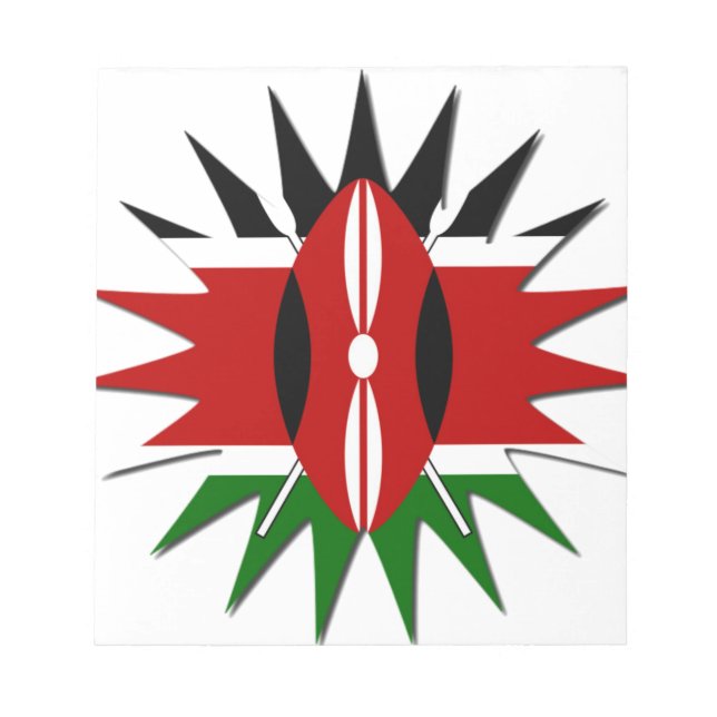 Kenia Star Notizblock (Vorderseite)
