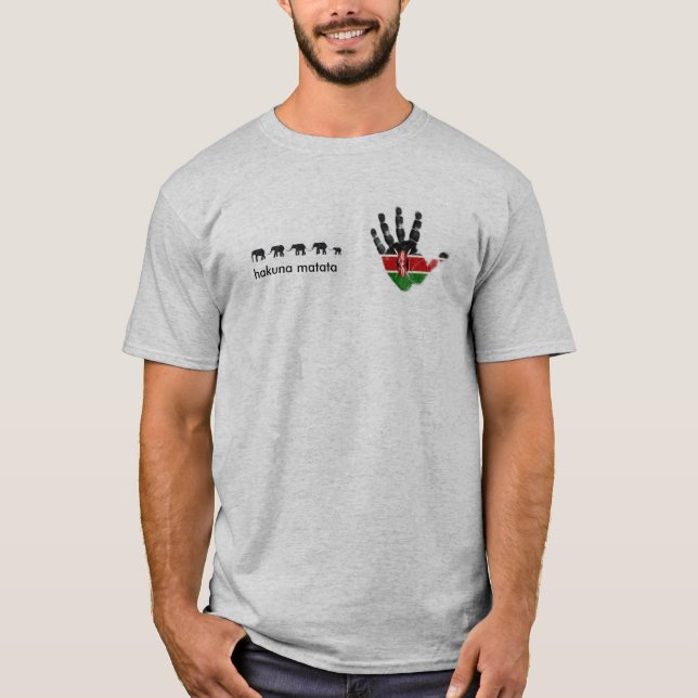Kenia-T-Shirt T-Shirt (Vorderseite)
