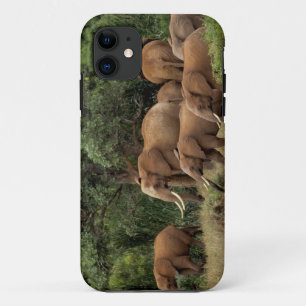 Kenia: Tsavo-East-Nationalpark, Herde Afrikanische iPhone 11 Hülle
