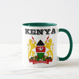 KENIA-Wappen Tasse