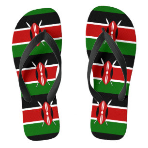 kenianische Flagge Flip Flops