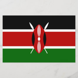 Kenianische Flagge (Kenia) Briefpapier