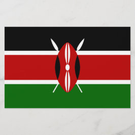 Kenianische Flagge (Kenia) Briefpapier