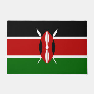 Kenianische Flagge (Kenia) Fußmatte