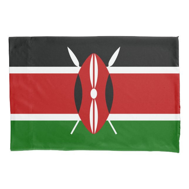 Kenianische Flagge (Kenia) Kissenbezug (Vorderseite)