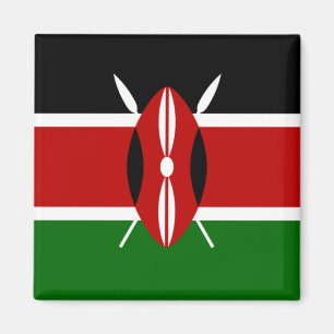 Kenianische Flagge (Kenia) Magnet