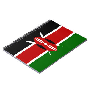 Kenianische Flagge (Kenia) Notizblock