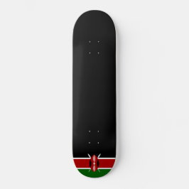 Kenianische Flagge (Kenia) Skateboard