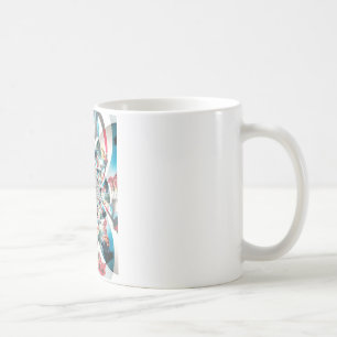 Kenianischer Teppich-Kaleidoskop-Kunstprint Tasse