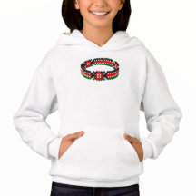Kenianisches Armband Kinder Pullover Hoodie