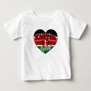 Kenianisches Mädchen Baby T-shirt
