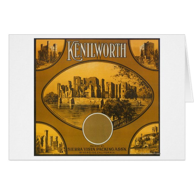 Kenilworth Orange LabelRiverside, CA (Vorderseite (Horizontal))