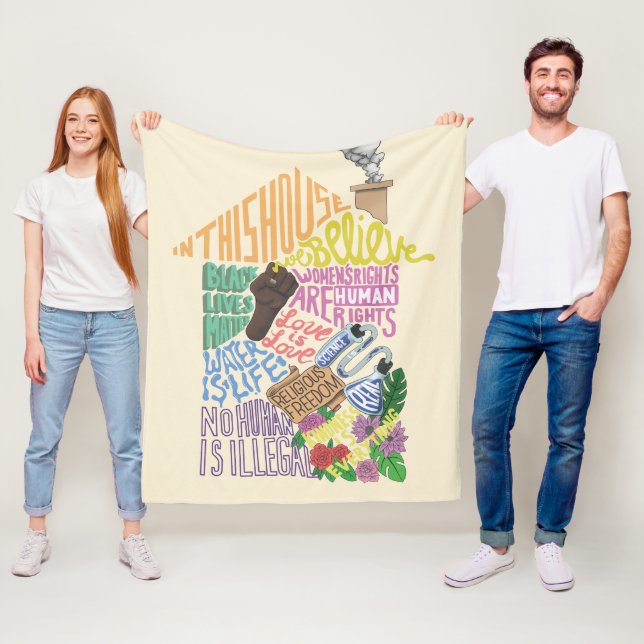 Kenji Kimura Güte ist alles Fleece-Decke Fleecedecke (Beispiel)