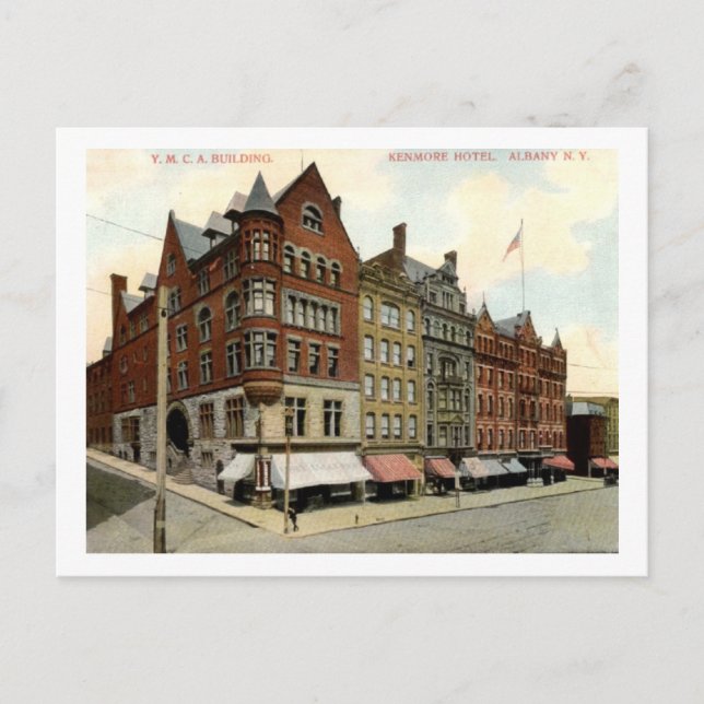 Kenmore Hotel, Albany 1910 Vintag Postkarte (Vorderseite)