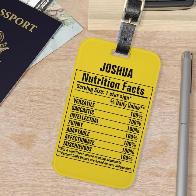 Kenndaten von Funny Chemieelements Lug Gepäckanhänger (Von Creator hochgeladen)