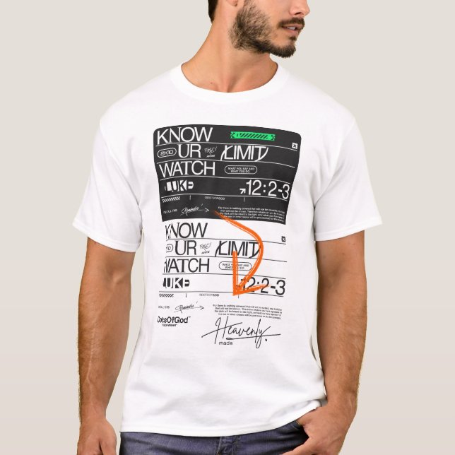 KENNE DEINE GRENZE T-Shirt (Vorderseite)