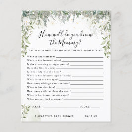 Kenne die Mami | Baby Showspiel