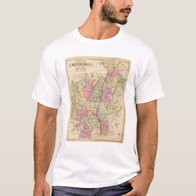 Kennebec County, Maine T-Shirt (Vorderseite)