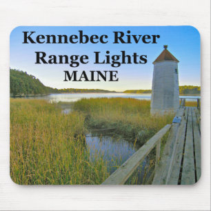 Kennebec River Range Lights, Maine Mousepad