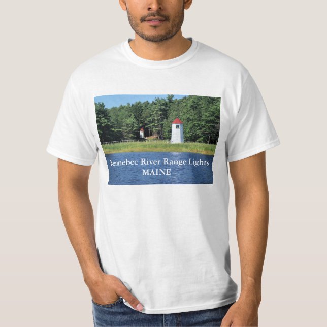 Kennebec River Range Lights, Maine T - Shirt (Vorderseite)