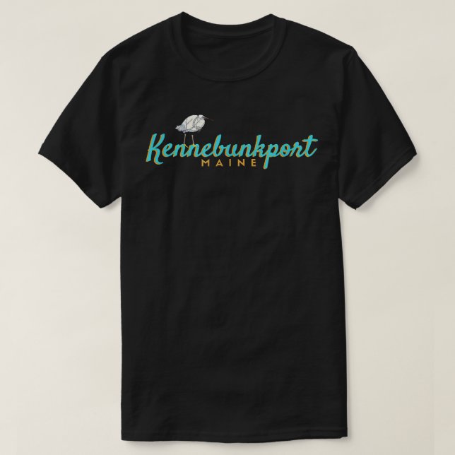 Kennebunkport , Maine Coastal Town Tee  (Design vorne)