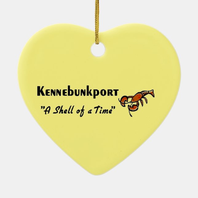 Kennebunkport Maine Keramik Ornament (Hinten)