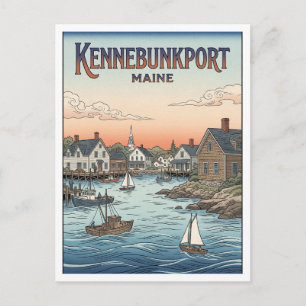 Kennebunkport Maine Postkarte