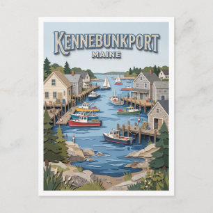 Kennebunkport Maine Postkarte