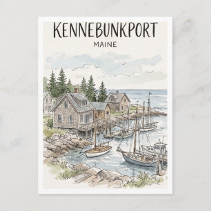 Kennebunkport Maine Postkarte