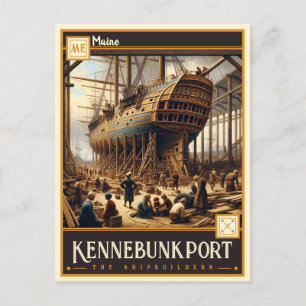 Kennebunkport, Maine   VINTAG Postkarte