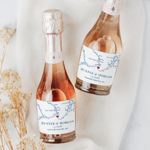 Kennebunkport Maine Wedding Mini Flasche