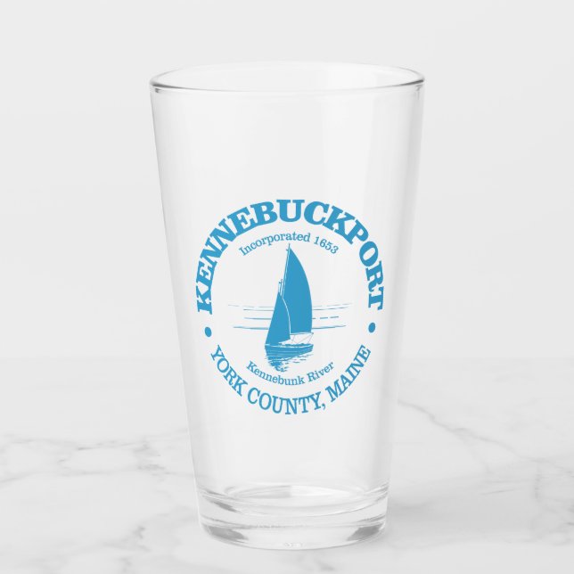 Kennebunkport (Segelboot) Glas (Vorderseite)