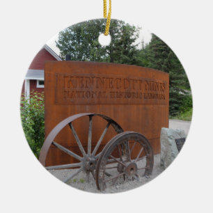 Kennecott Mine in Alaska Keramik Ornament