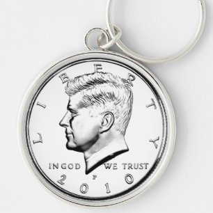 KENNED HALBER DOLLAR SCHLÜSSELANHÄNGER