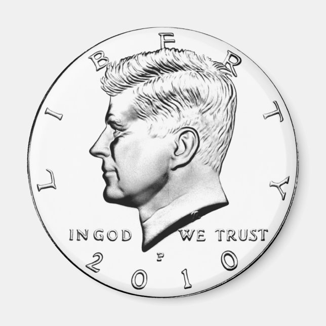 KENNED HALF DOLLAR MAGNET (Vorne)