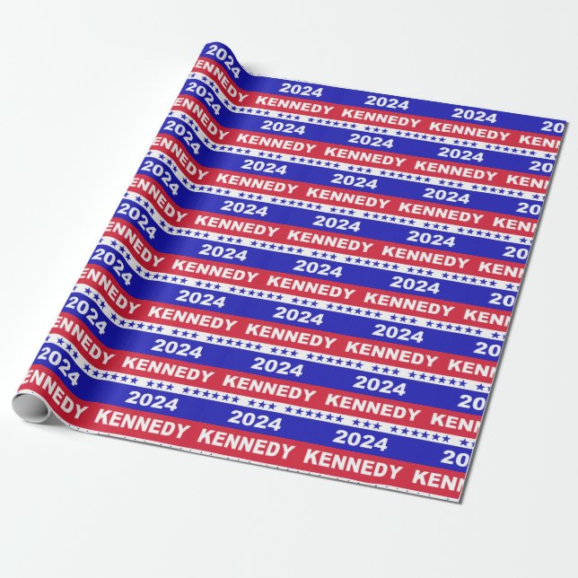 Kennedy 2024 geschenkpapier (Ungerollt)