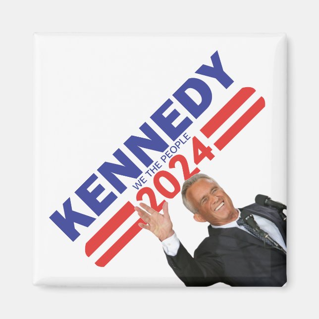 KENNEDY 2024 Magnet, RFK Jr für Präsident Magnet (Vorne)