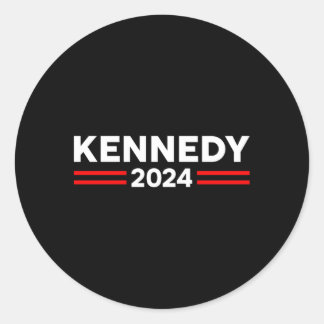 Kennedy 2024 RFK JR für Präsident Runder Aufkleber