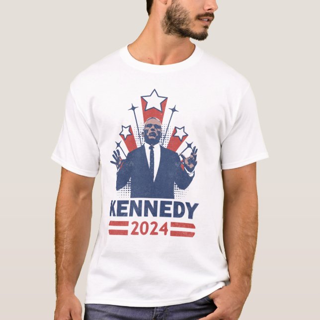Kennedy 2024 RFK Jr für Präsident T-Shirt (Vorderseite)