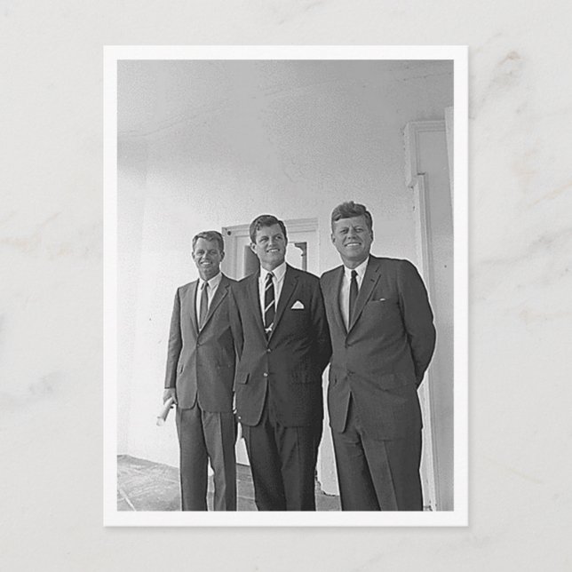 Kennedy Brothers, John, Ted, Robert Postkarte (Vorderseite)