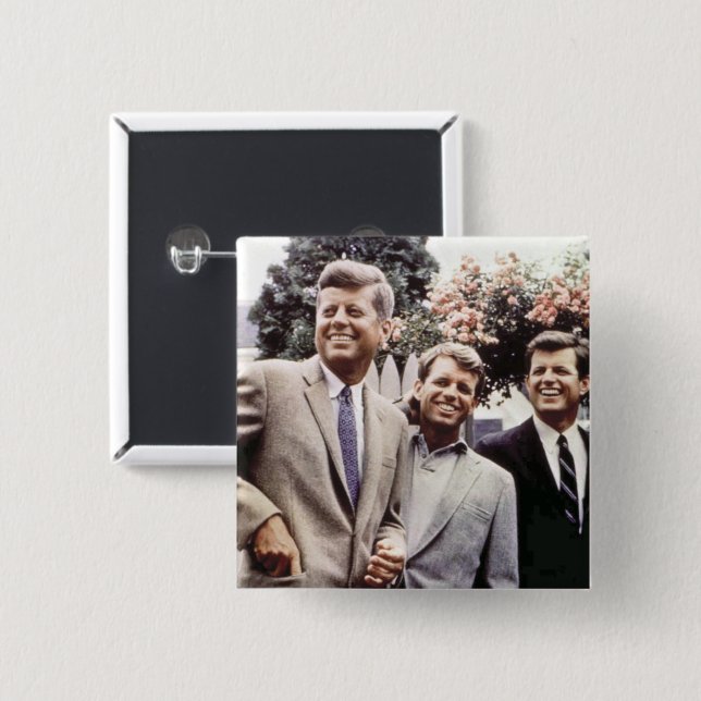 Kennedy Brothers, Präsident John, Robert & Ted Button (Vorne & Hinten)