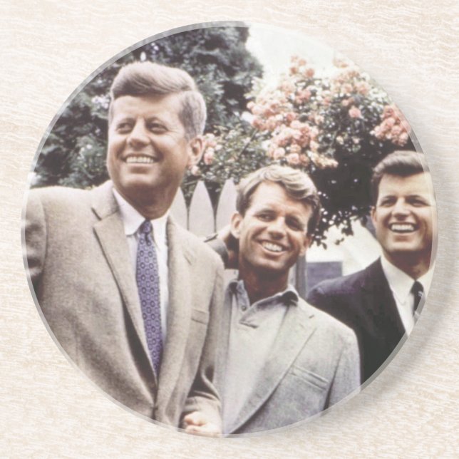 Kennedy Brothers, Präsident John, Robert & Ted Getränkeuntersetzer (Vorne)