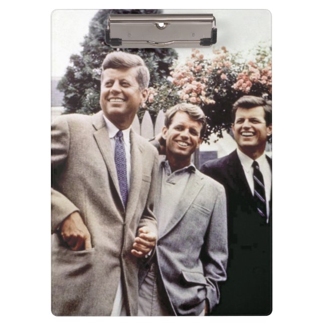 Kennedy Brothers, Präsident John, Robert & Ted Klemmbrett (Vorderseite)