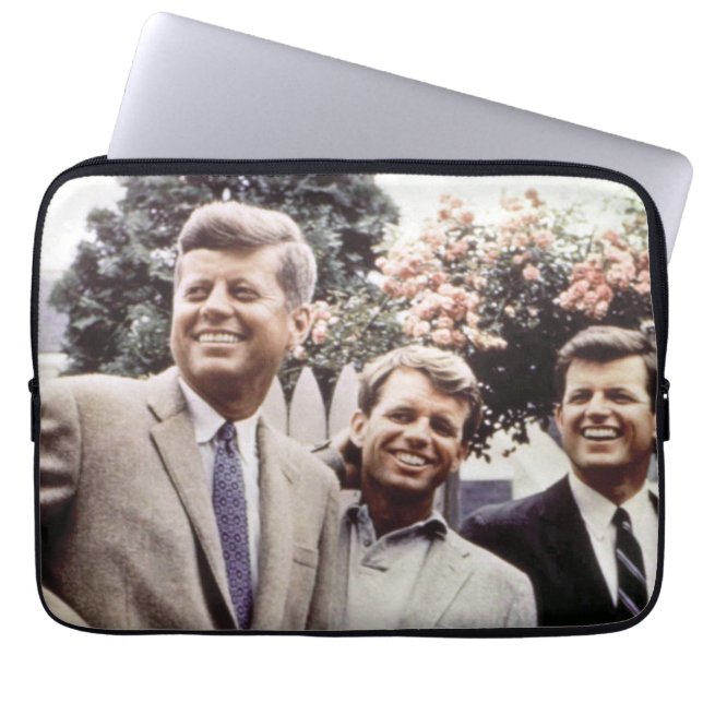 Kennedy Brothers, Präsident John, Robert & Ted Laptopschutzhülle (Vorderseite)