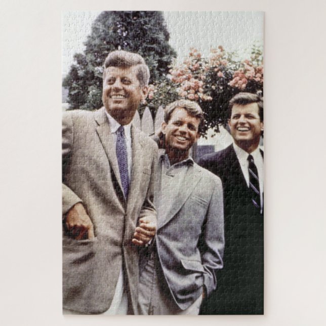 Kennedy Brothers, Präsident John, Robert & Ted Puzzle (Vertikal)