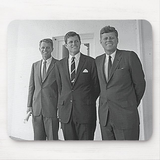 Kennedy-Brüder, John, Ted, Robert Mousepad (Vorne)